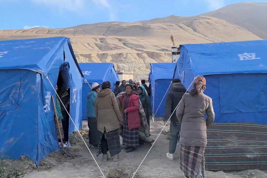 Pictures of Tibet after powerful earthquake hit the region