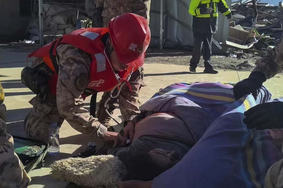 Pictures of Tibet after powerful earthquake hit the region