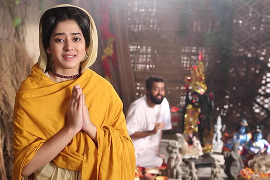ধারাবাহিক ‘করুণাময়ী রাণী রাসমণি’তে দিতিপ্রিয়া রায়।