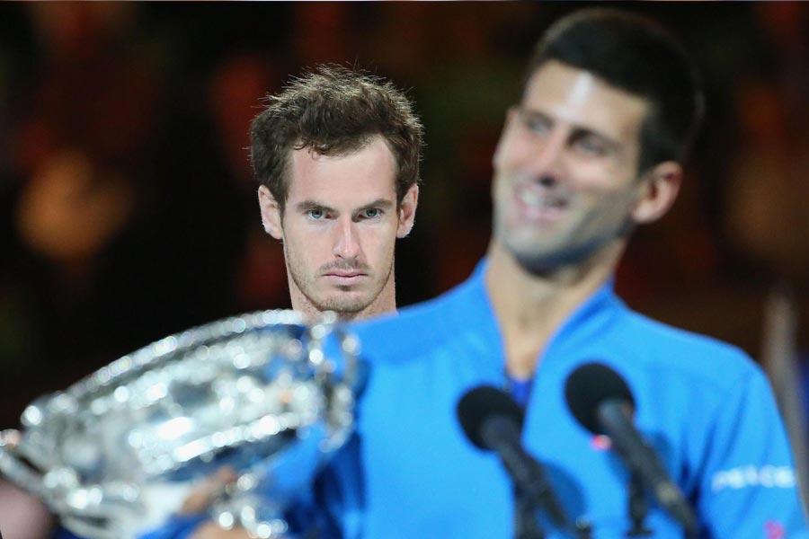 Novak Djokovic and Andy Murrey