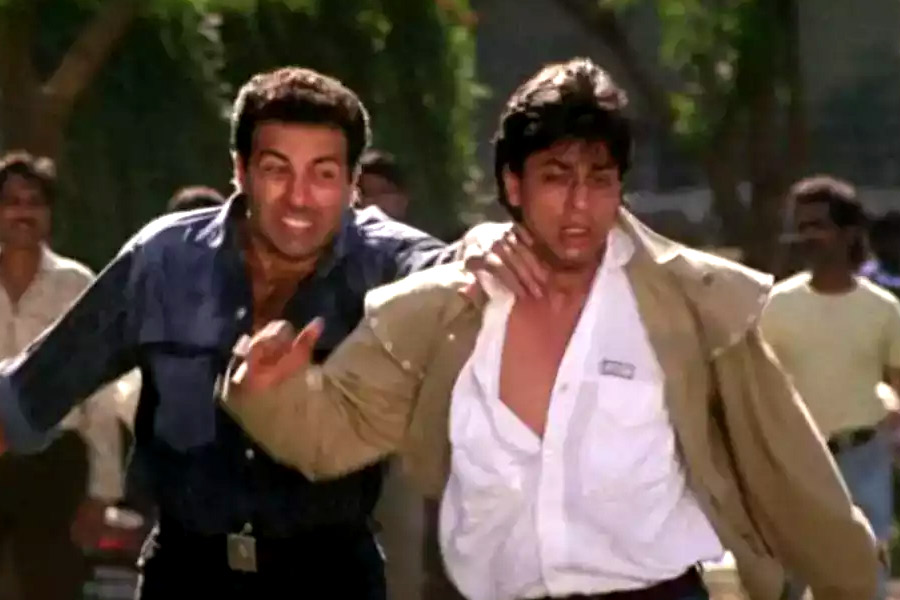 sunny deol and shah rukh khan