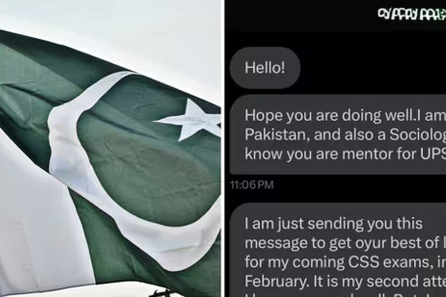 A UPSC mentor got message from a Pakistani student seeking guidance for competitive exams