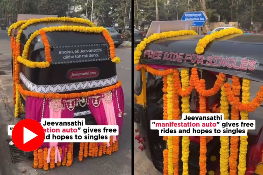 Auto driver gives free auto ride and hope for singles