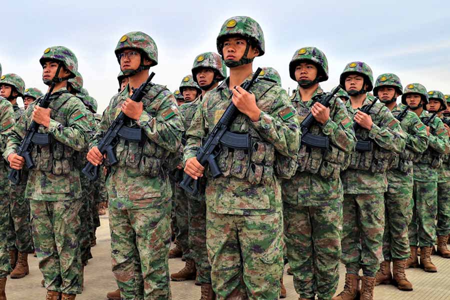 Chinese PLA conducts drills near LAC in Eastern Ladakh Indian Army in high alert 