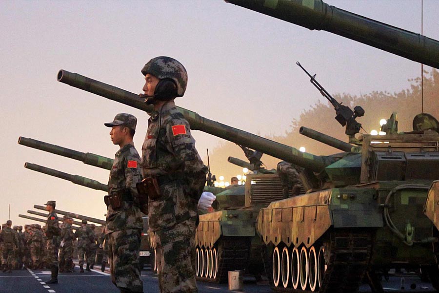 Chinese PLA conducts drills near LAC in Eastern Ladakh Indian Army in high alert 