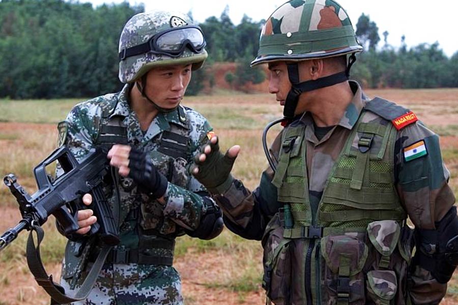 Chinese PLA conducts drills near LAC in Eastern Ladakh Indian Army in high alert 