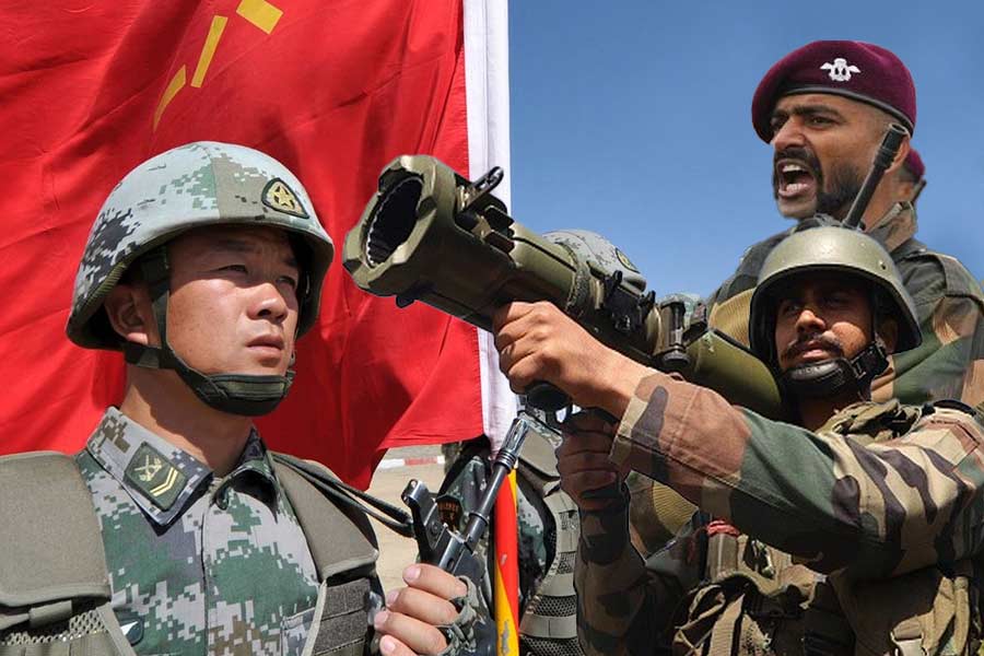 Chinese PLA conducts drills near LAC in Eastern Ladakh Indian Army in high alert 
