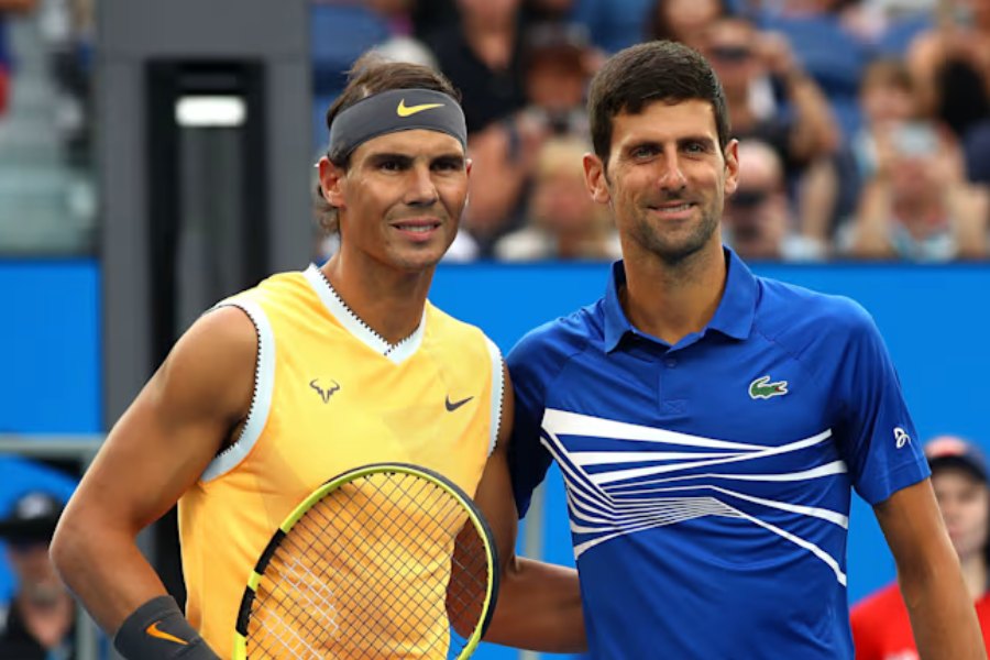 picture of Rafael Nadal and Novak Djokovic