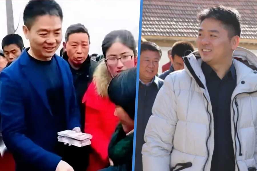 Chinese billionaire donates cash to hometown villagers in gratitude for education support