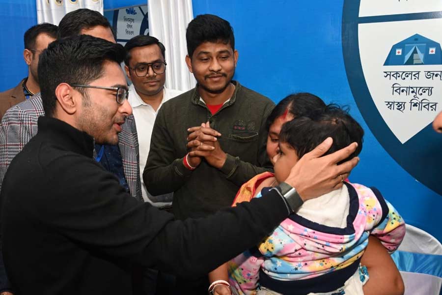 Abhishek Banerjee did not like compare his health camp with State government’s health structure