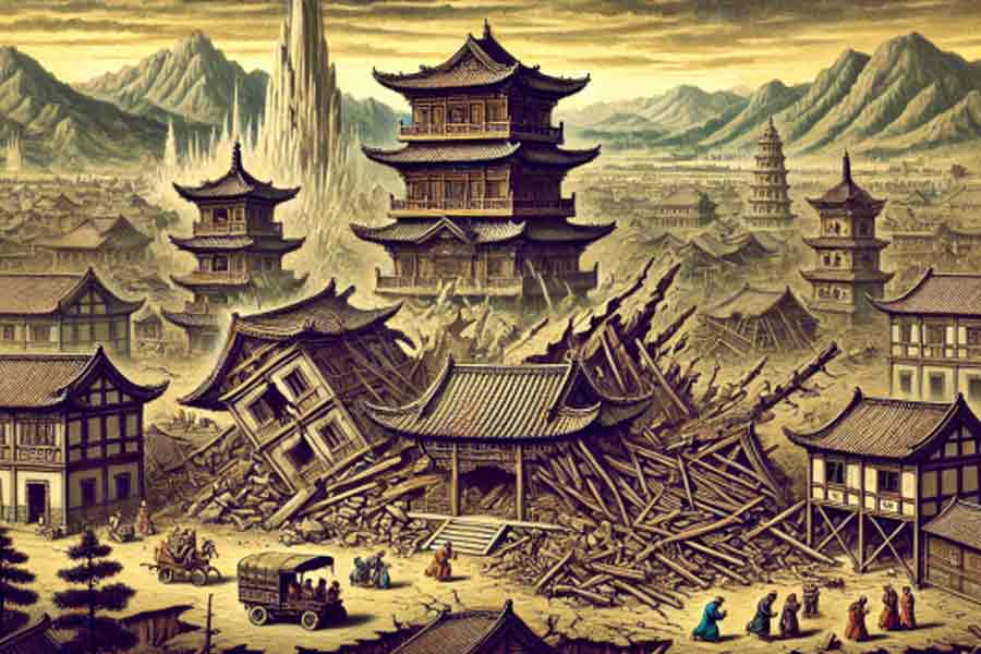 Deadliest earthquake in china Shaanxi province took 8 lakh lives 