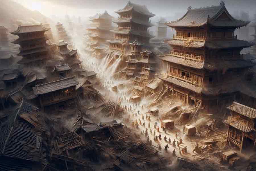 Deadliest earthquake in china Shaanxi province took 8 lakh lives 