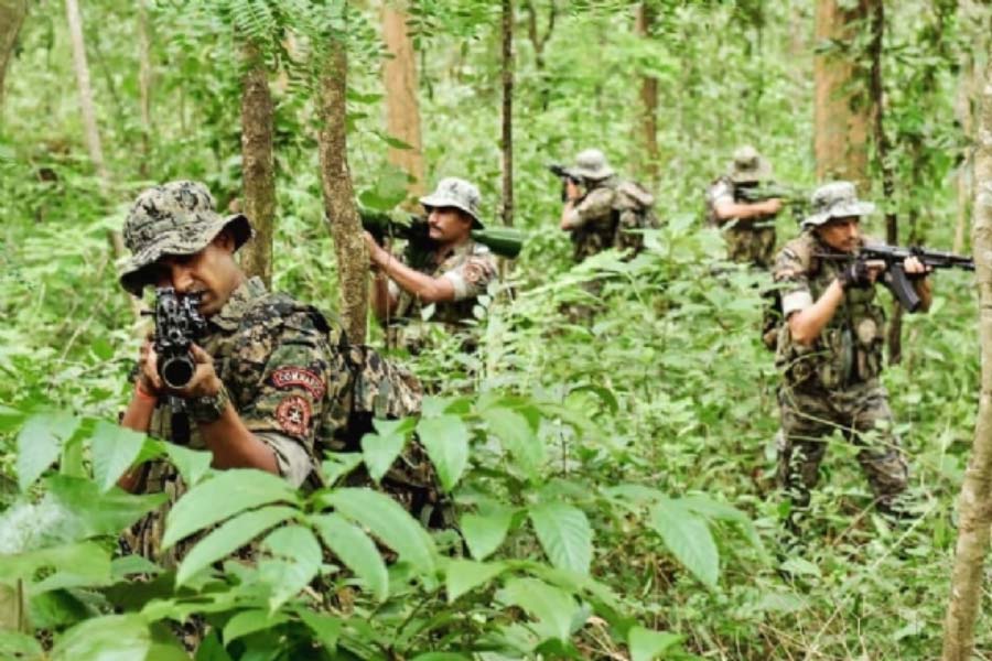 ছত্তীসগঢ়ের জঙ্গলে তল্লাশি অভিযান যৌথবাহিনীর।