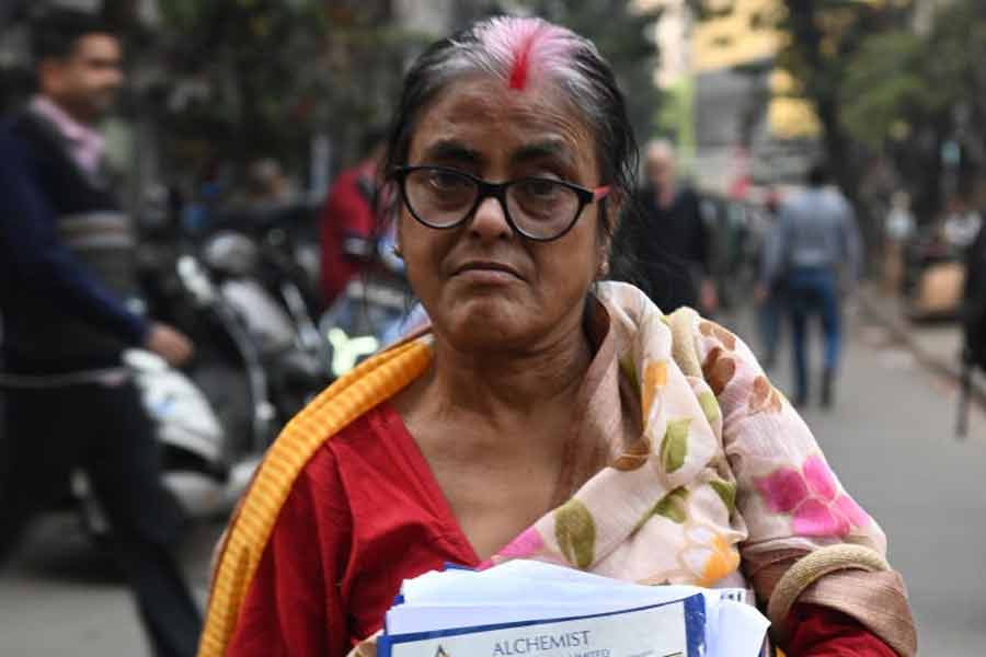 One old woman victim of financial fraud