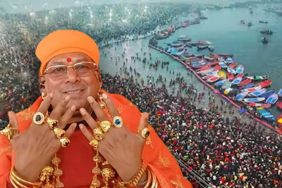 All you need to know about Mahamandaleshwar Narayanand Giri Maharaj alias Golden Baba from Mahakumbh 