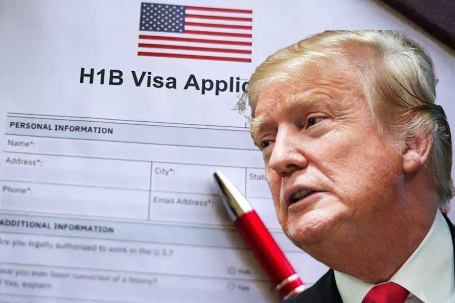 US President Donald Trump says he likes very competent people coming to their country amid H1B visa issue dgtl