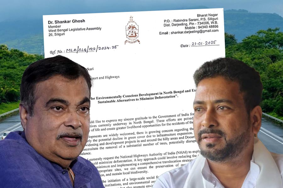 BJP MLA’s anxious letter to Gadkari on infrastructure overhaul in Chicken’s Neck, Urge to maintain ecological balance