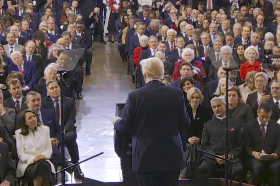 External affairs minister S Jaishankar reacts to getting front row seat at Donald Trumps oath taking event says effect of India US relation dgtl