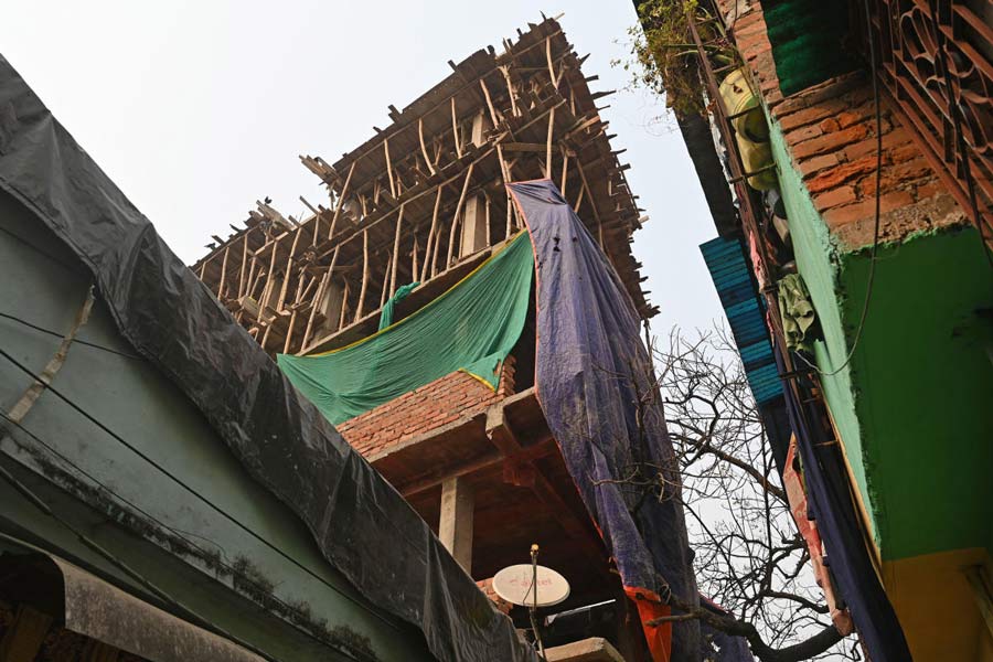 Questions arise regarding illegal constructions and tilted building cases in Kolkata