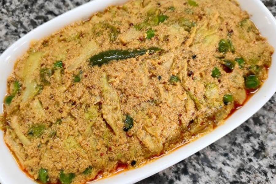 Vegeterian Recipe of Cabbage with Poppy seeds and Mustard paste dgtl