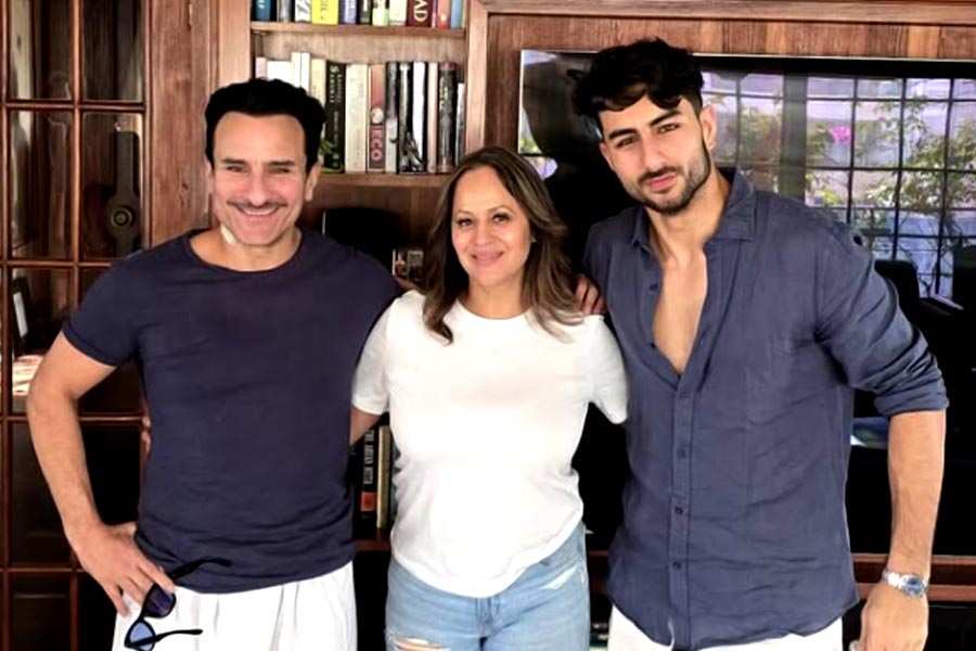 Image of Saif ali khan and Ibrahim Ali Khan