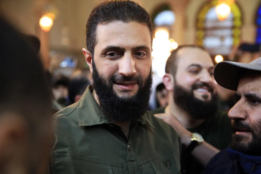 Ahmed al-Sharaa, former Al-Qaeda commander and the leader of the rebel group that toppled Syrian President Bashar Assad is named as interim president