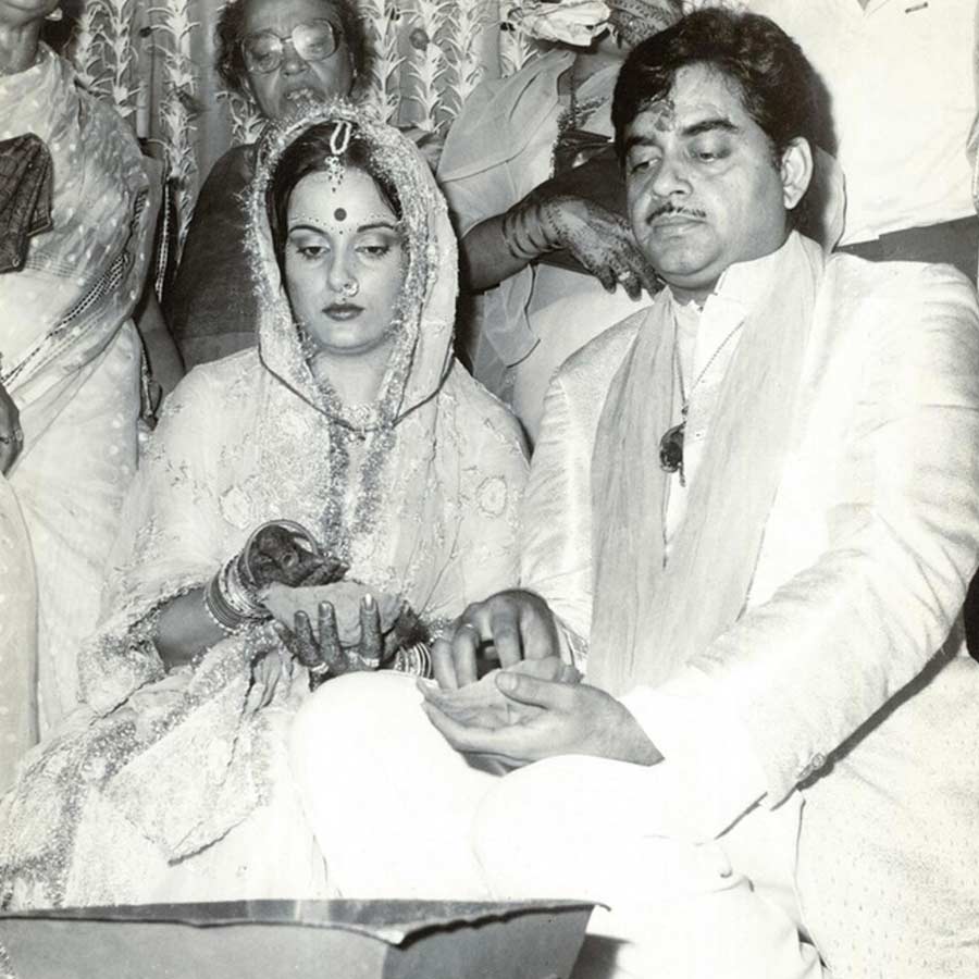 Shatrughan Sinha with Poonam Sinha