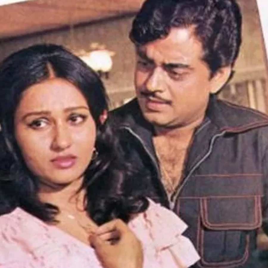 Shatrughan Sinha with Reena Roy