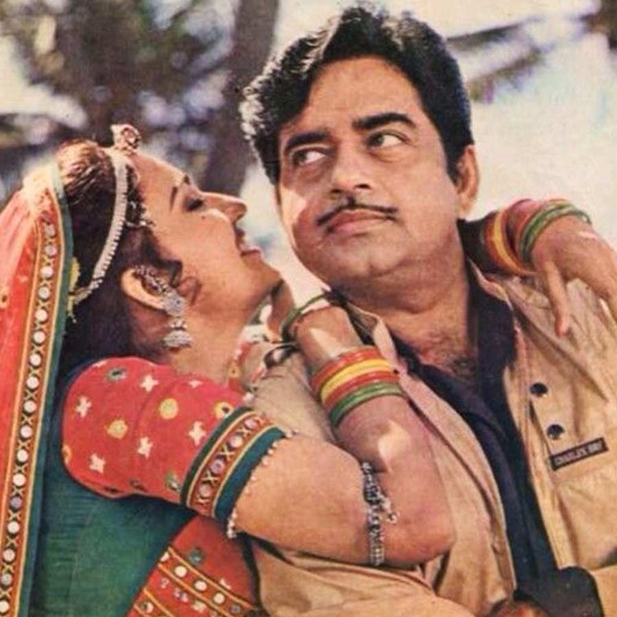 Shatrughan Sinha with Reena Roy