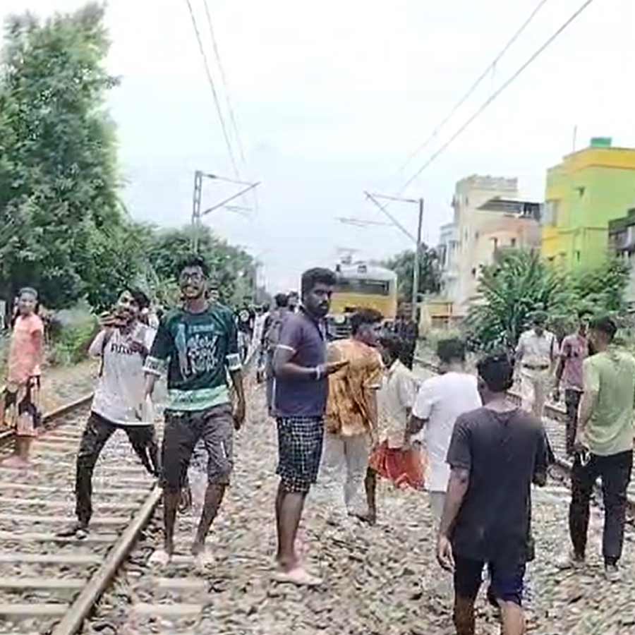 Sonarpur Rail Blockade
