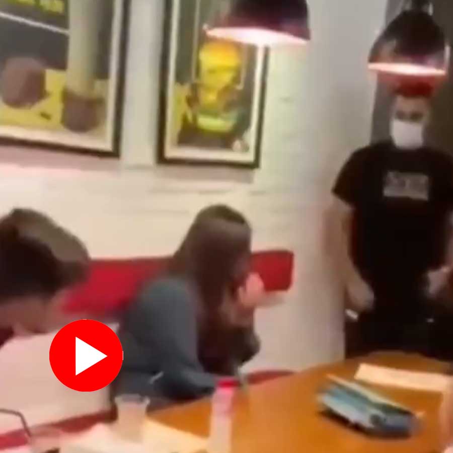 Video of Bangladeshi woman secretly dating six boyfriends and getting surprise in restaurant goes viral dgtl