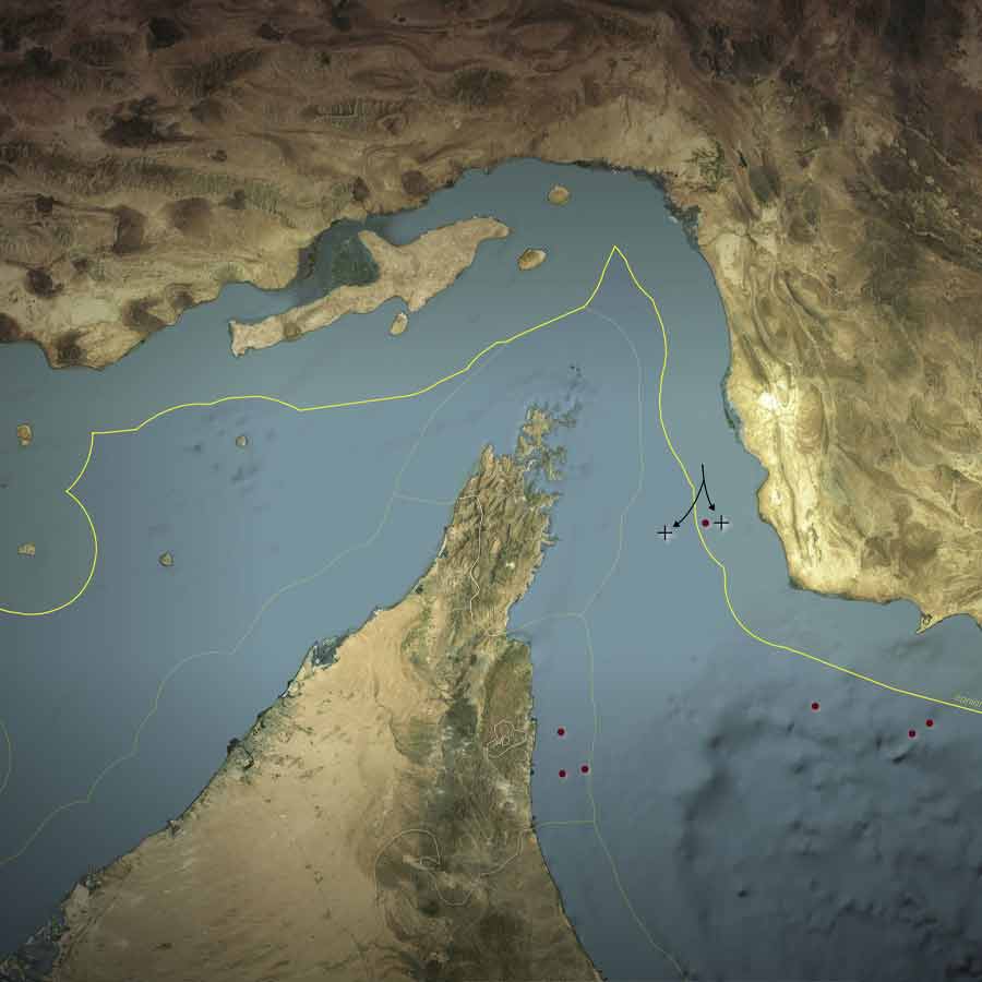 Iran loaded naval mines onto vessels in the Persian Gulf maybe to block the Strait of Hormuz dgtl