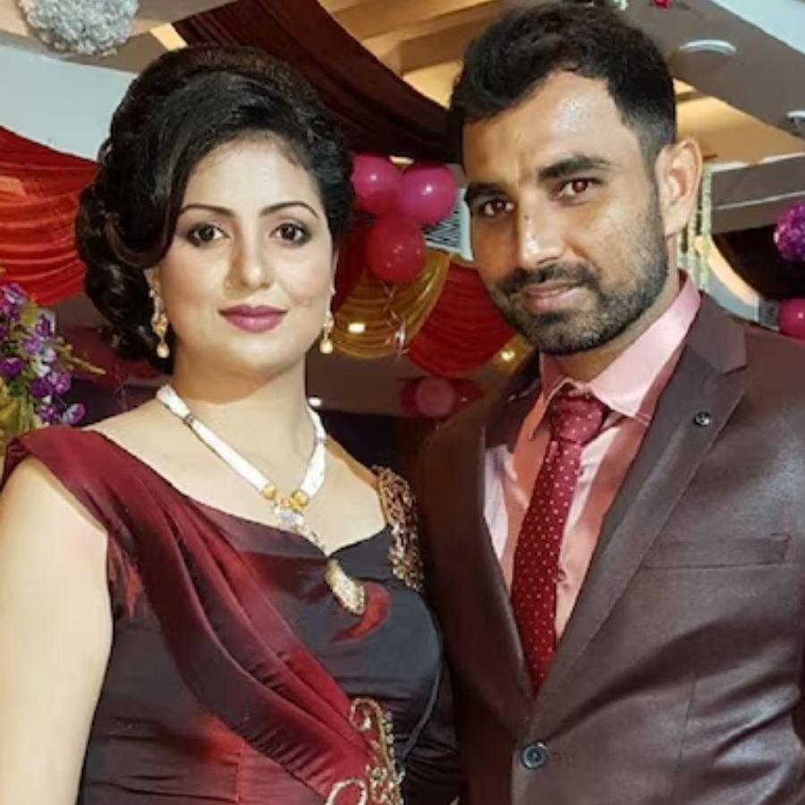 Picture of Hasin Jahan and Mohammed Shami
