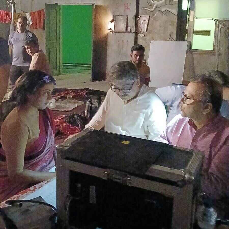 গার্গী রায়চৌধুরী, নীল মুখোপাধ্যায়, পরিচালক শেখর দাশ।