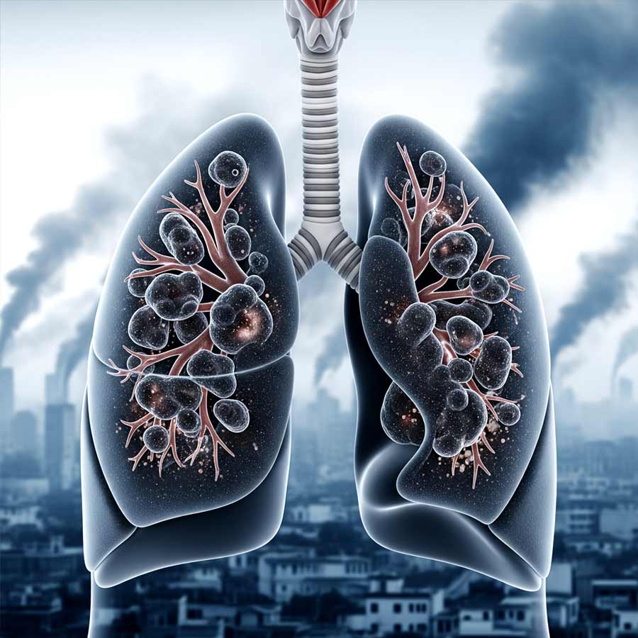 New study finds air pollution can cause DNA mutations that lead to lung cancer