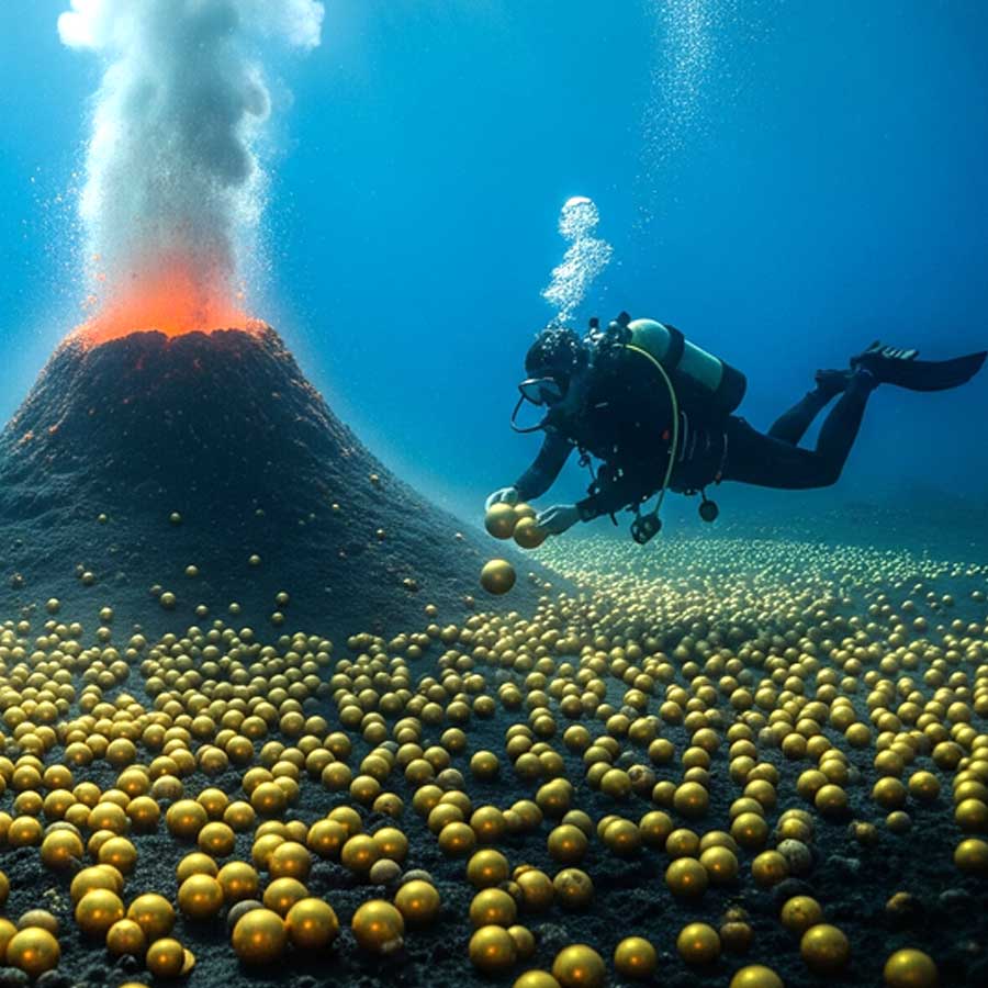 Scientists uncover thousands of giant, golden living eggs