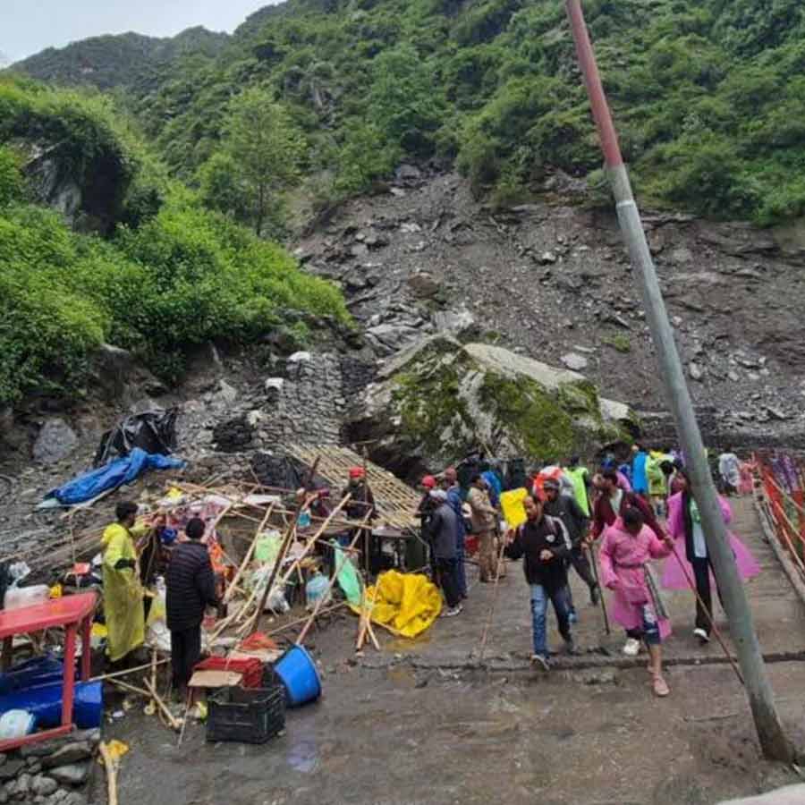 Heavy rain in Uttarakhand, landslide in Kedarnath route dgtl