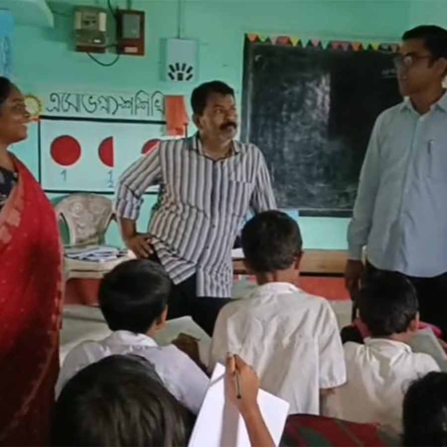 Students had to take classes with umbrellas on their heads inside the classroom during the rainy season, the problem was solved with the initiative of the Zilla Parishad dgtld