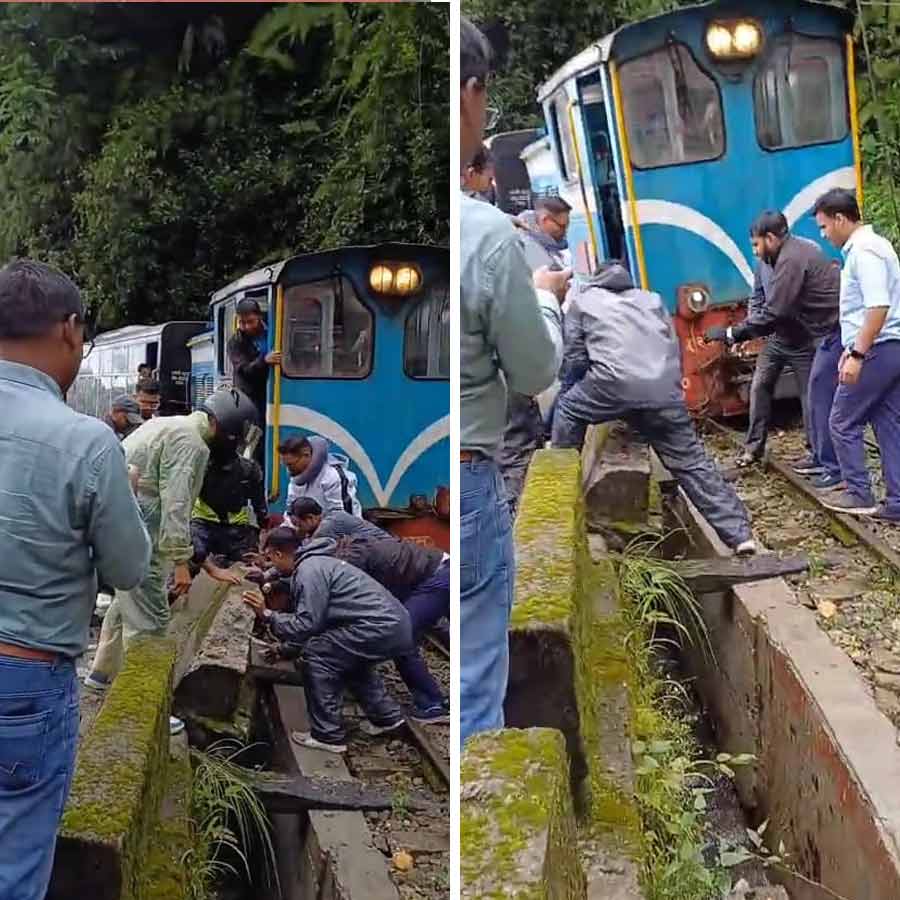 Toy Train Accident