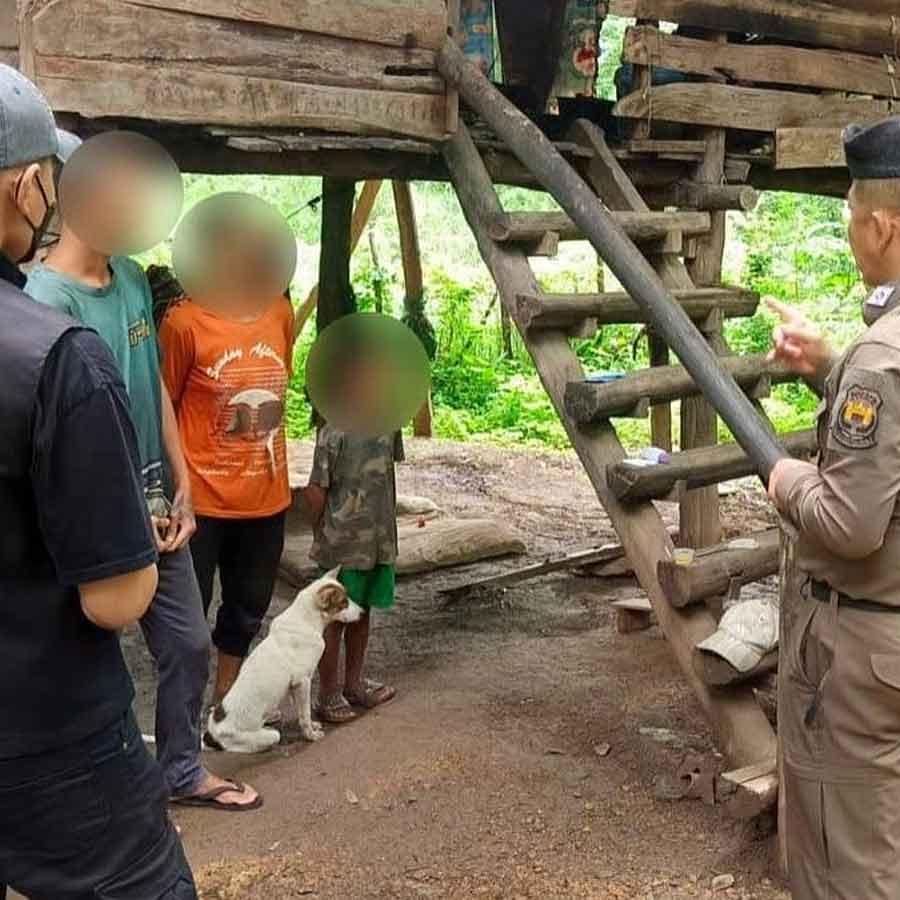 Thailand boy who neglected by family raised with six dogs and communicates through barking