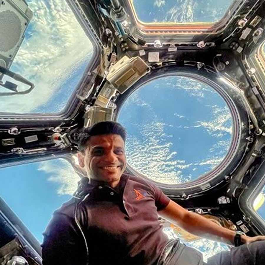 Shubhanshu Shukla inside iconic Cupola of International Space Station, images surface dgtl