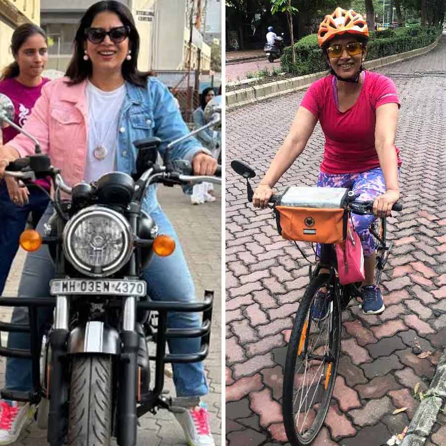 দু’চাকাই বড় হওয়ার সঙ্গী ছিল অভিনেত্রীর।