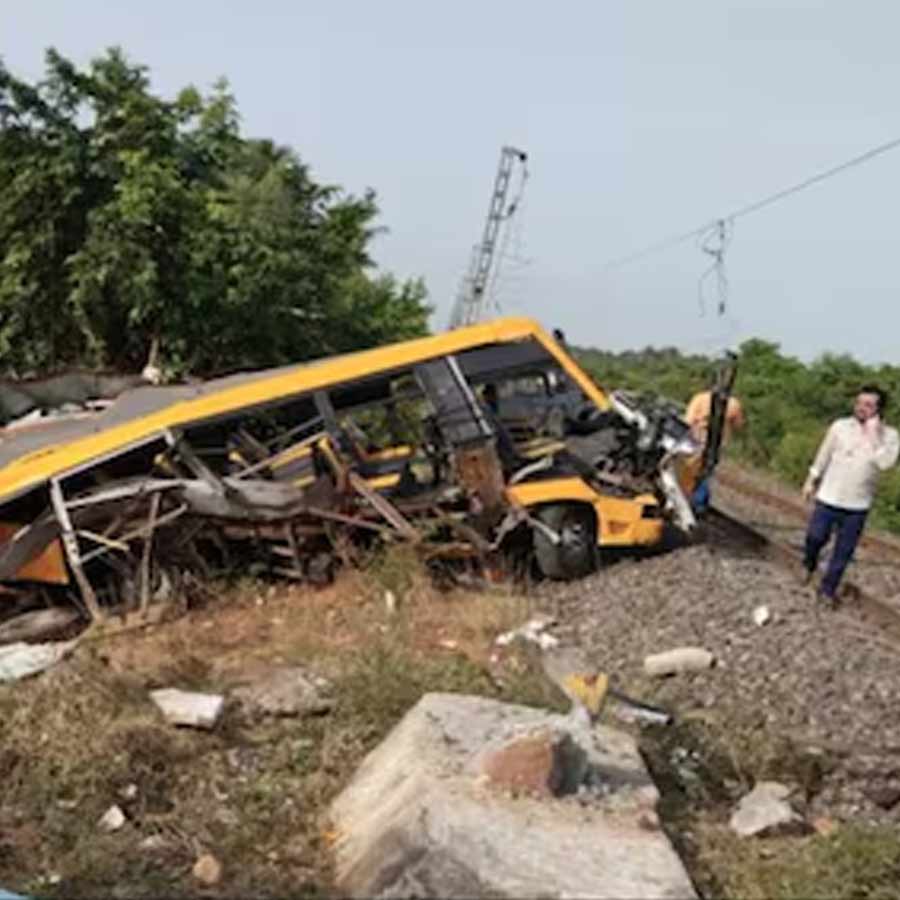 Three students killed and others injured as train rams into school van in Tamil Nadu