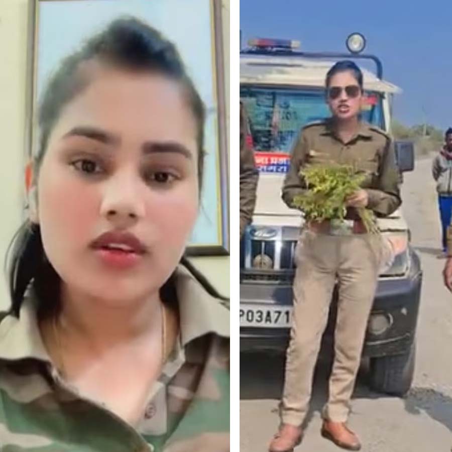 Woman cop allegedly made video reel inside the police station in Madhya Pradesh dgtl