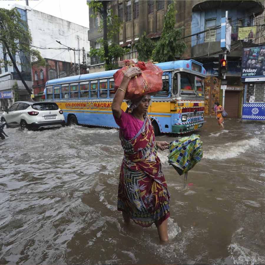 Waterlogged Situation in several part of Kolkata improves hours later heavy rainfall dgtl