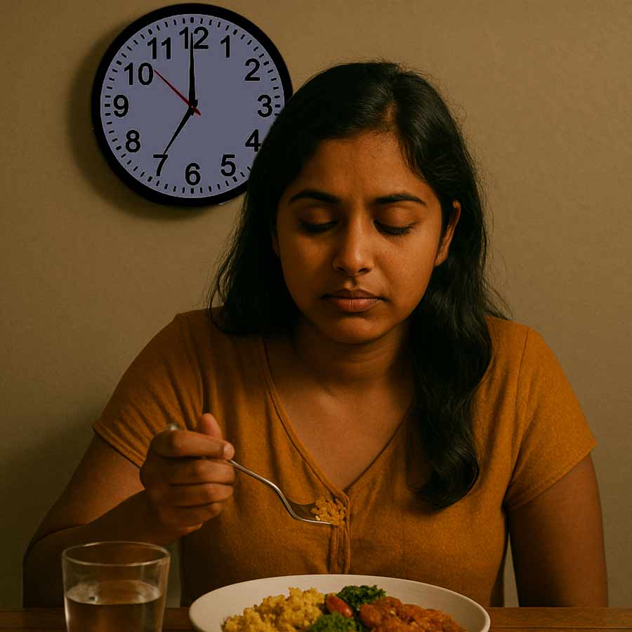 Learn 3 benefits of eating dinner by 7pm for better health