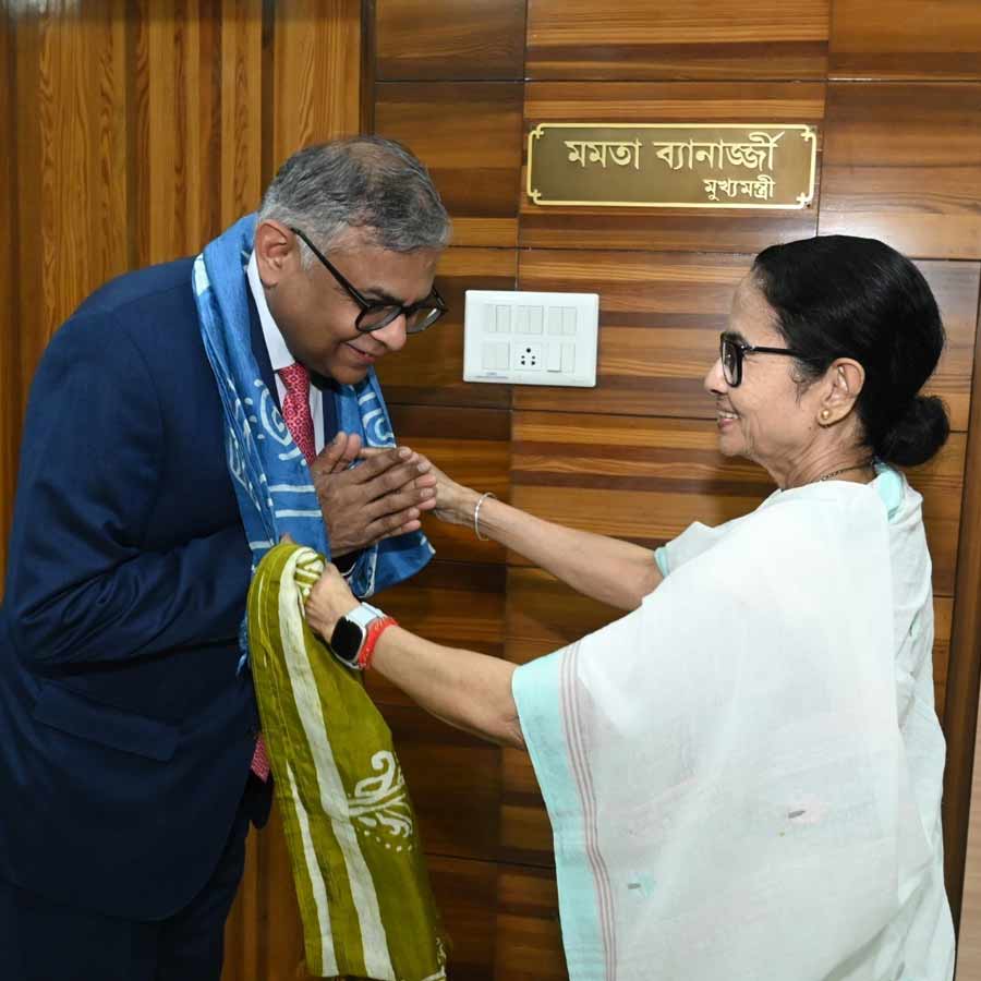 Tata Group CEO Natarajan Chandrasekaran Meets Mamata Banerjee in Nabanna