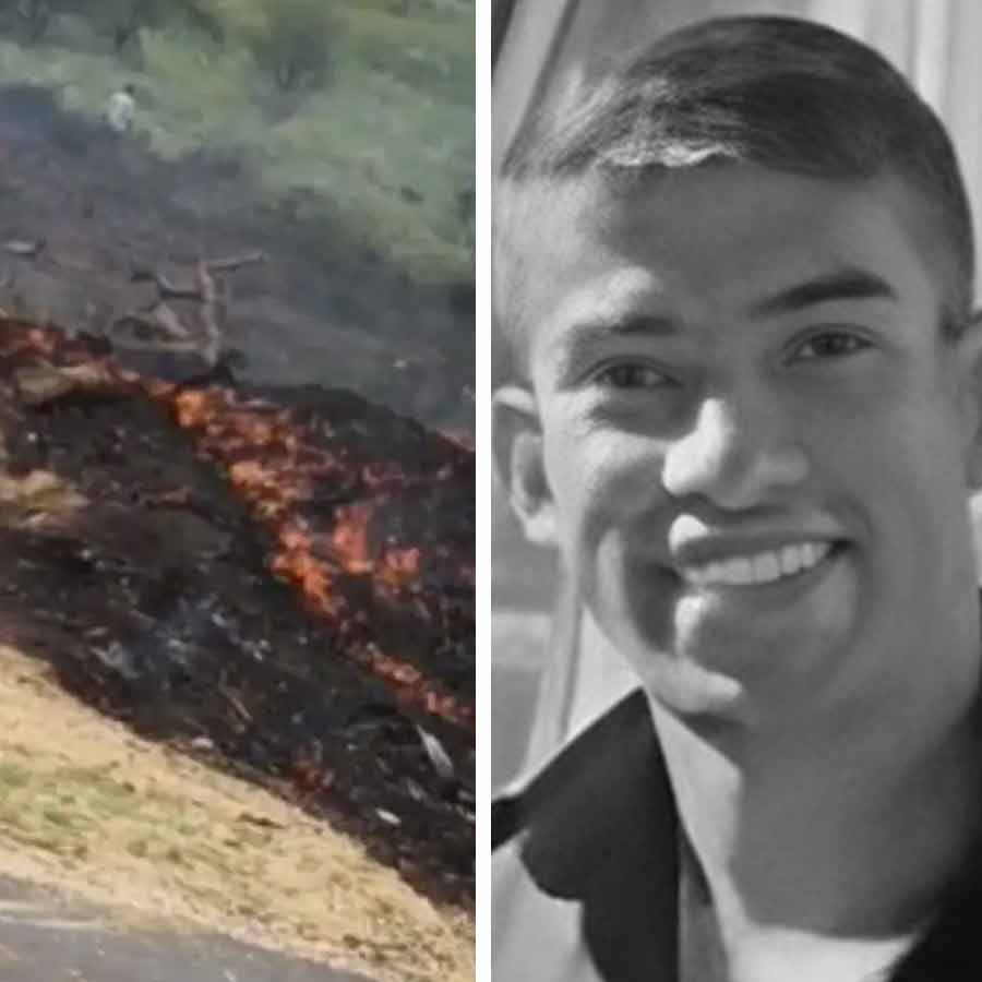 Fighter pilot Lokendra Singh who died in fighter plane crash in Rajasthan left behind one month son dgtl