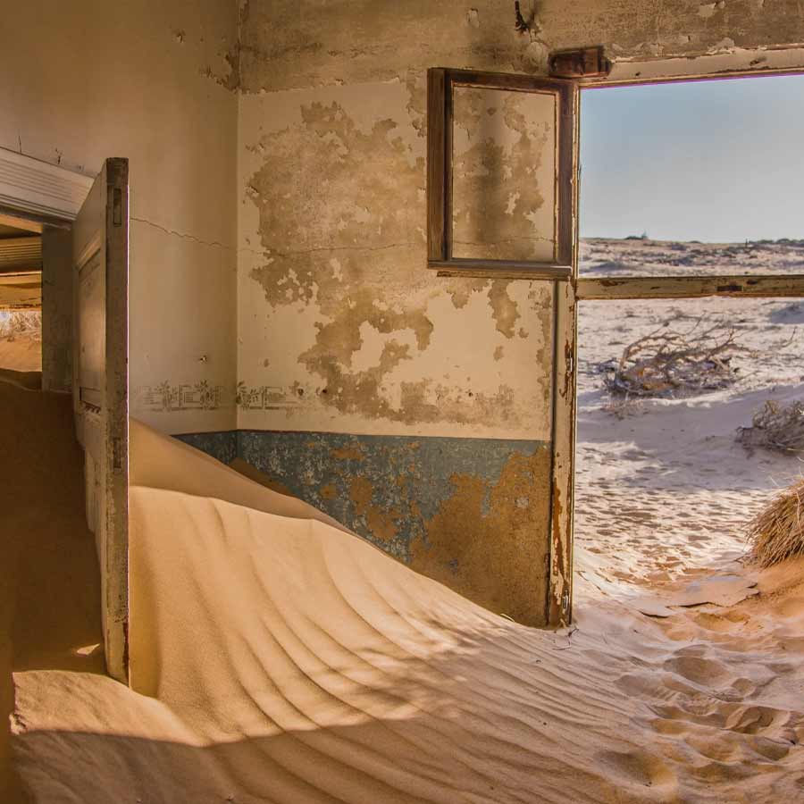 The African ghost town