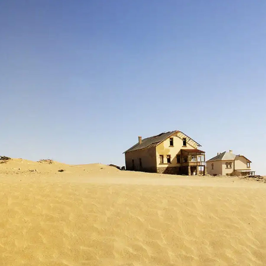 The African ghost town